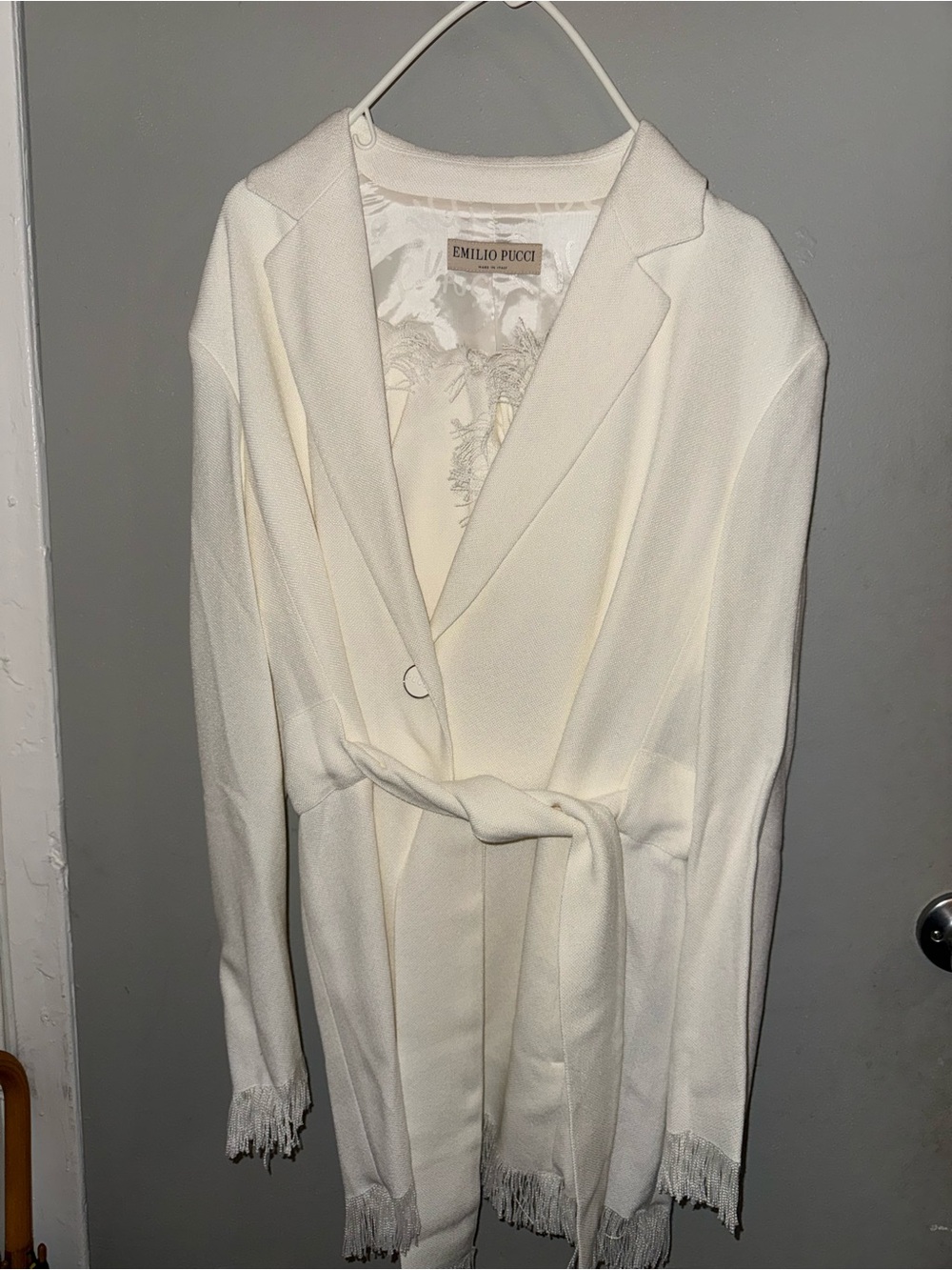 Emilio Pucci Cream Blazer and Skirt